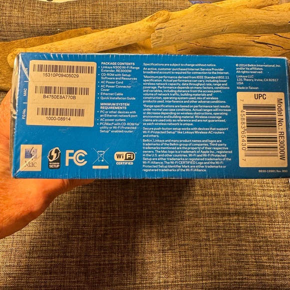 New Linksys RE3000W Single Band 2.4Ghz WiFi Range Extender Booster N300 Wireless - Picture 11 of 14